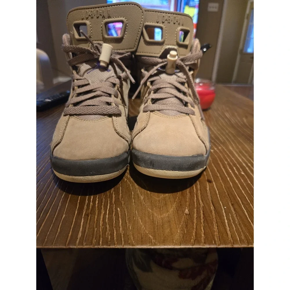 Air Jordan 6 Gore-Tex Brown Kelp FD1643-300 GS 6Y 7.5W Waterproof